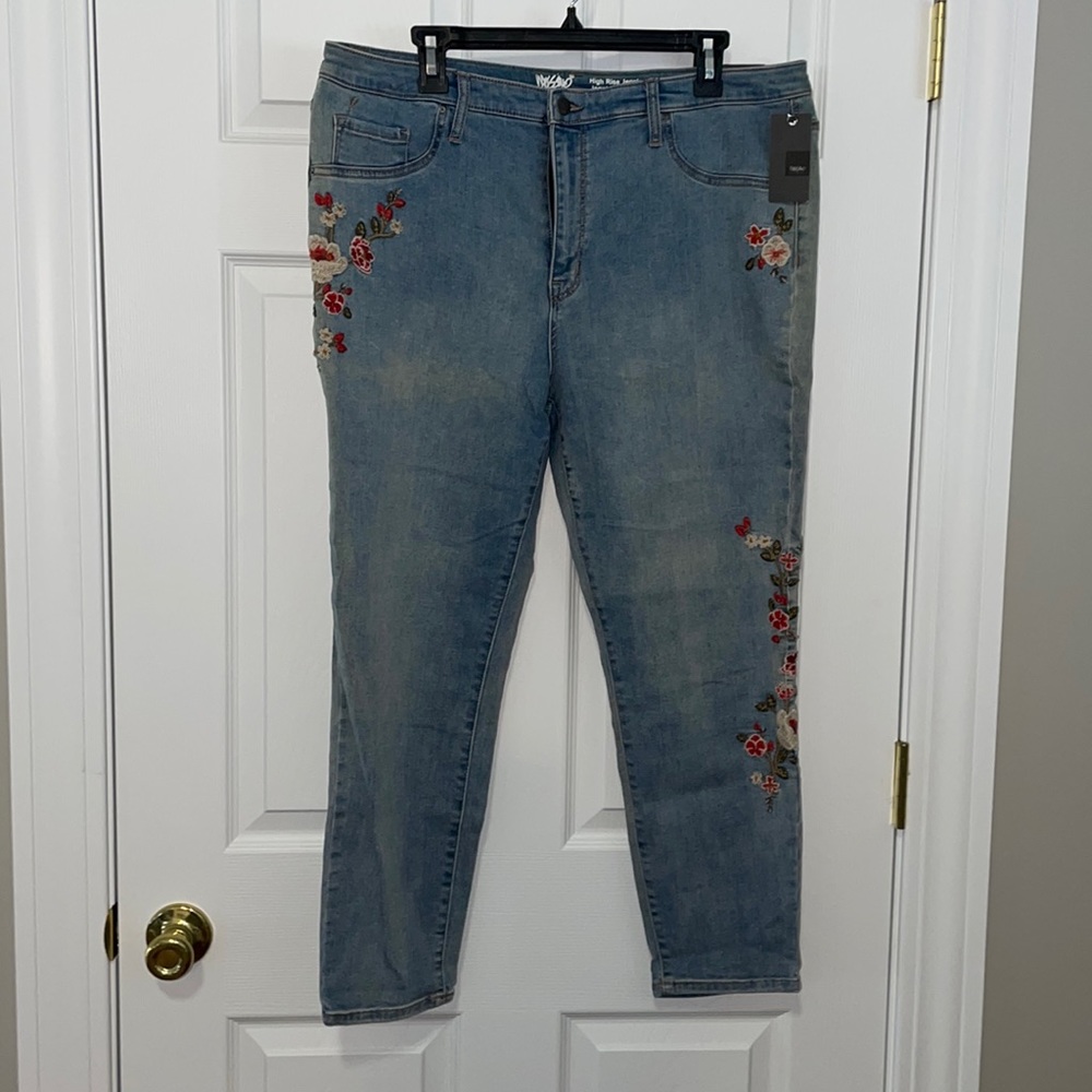 Embroidered Jeans
